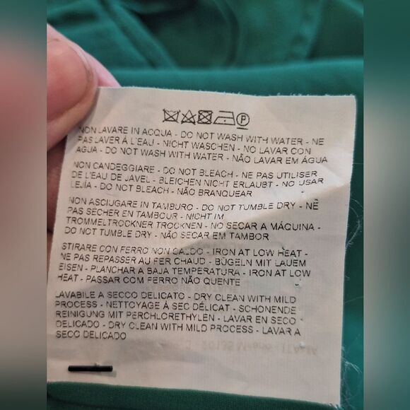 Etro Green Silk Bluase Size 38 - Picture 5 of 7